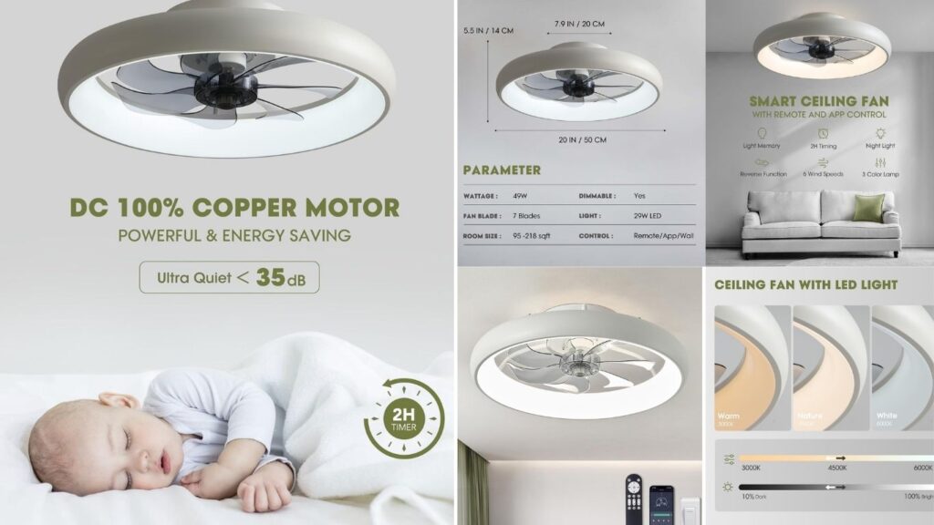 LED Ceiling Fan